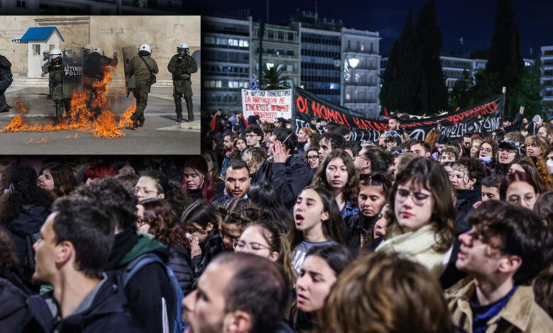 Atina sokakları karıştı: Öğretmen ve öğrencilerden “özel üniversite” protestosu