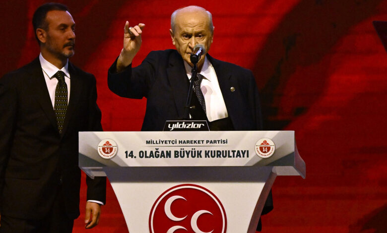 Bahçeli, Erdoğan'a seslendi: Ayrılamazsın, Türk milletini yalnız bırakamazsın