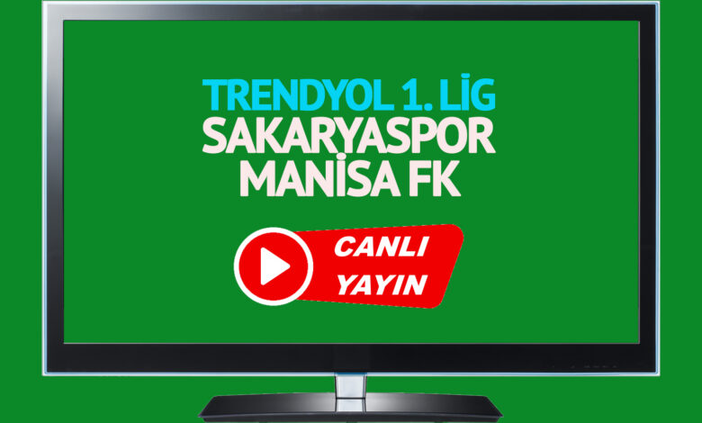 CANLI YAYIN! Sakaryaspor - Manisa FK maçı TRT Spor şifresiz canlı maç izle!