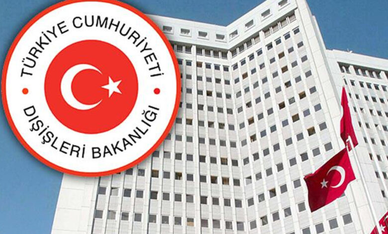 Dışişleri: Filistin halkına karşı işlenen tüm suçların sorumlusu İsrail hükümetidir