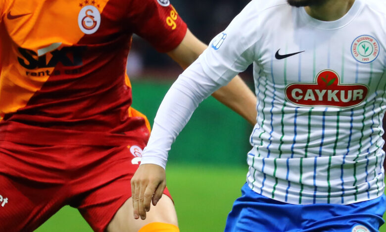 Galatasaray, Çaykur Rizespor'u ağırlıyor