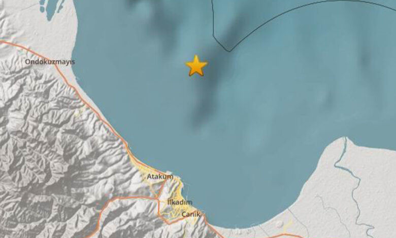 Samsun'da korkutan deprem