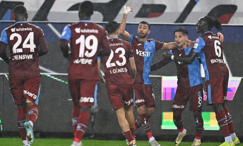 Trabzonspor, Fatih Karagümrük'e gol yağdırdı