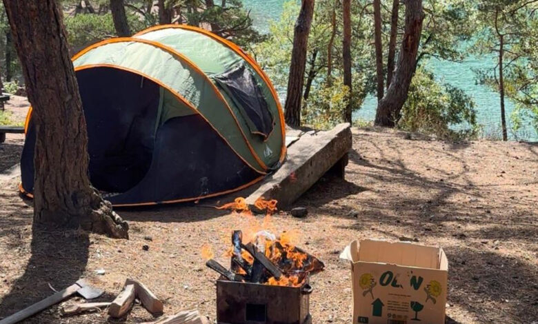 Karı kocanın çadırda yaktığı mangal, aile faciasına neden oldu