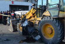 Aksaray'da kepçeye çarpan motosikletli öldü