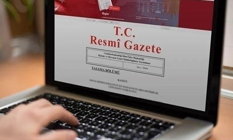 Atama kararları Resmi Gazete'de