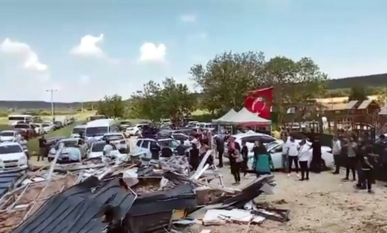 Edirne'de 'Tiny House' yıkımında arbede yaşandı! Yıkımı engellemeye çalışanlara gözaltı