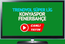 Konyaspor - Fenerbahçe maçı saat kaçta, hangi kanalda?