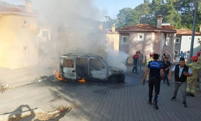 Sinirlenince gözü döndü! Evini aracını ateşe verdi