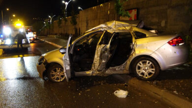 Yozgat'ta kontrolden çıkan otomobil ağaca çarptı: 1 yaralı 
