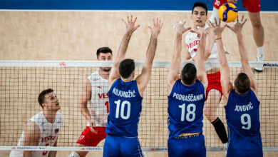 A Milli Erkek Voleybol Takımı, Sırbistan'a 3-1 yenildi