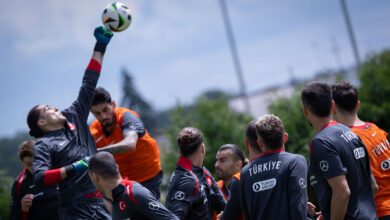 A Milli Futbol Takımı, Polonya maçı öncesi son antrenmanını yaptı