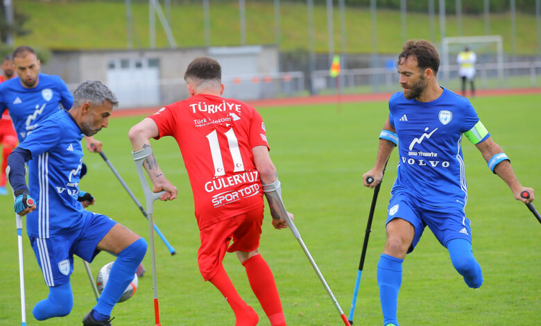 Ampute Milli Futbol Takımı, İsrail'i 6-0 mağlup etti