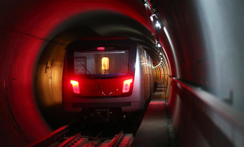 Ankara'da metro seferlerine 'kuvvetli yağış' engeli