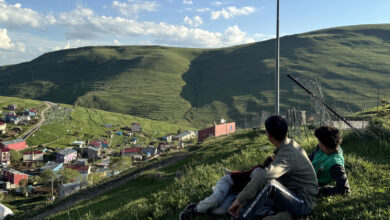 Ardahan'daki 'Atatürk silüeti' görülmeye başlandı