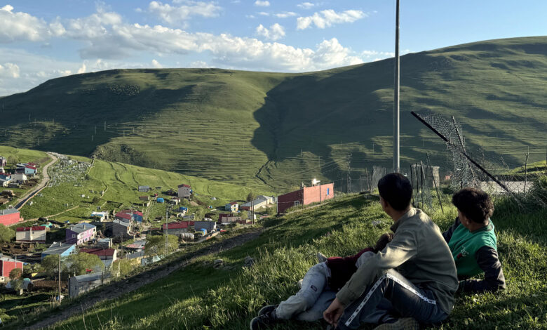 Ardahan'daki 'Atatürk silüeti' görülmeye başlandı