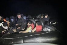 Ayvacık açıklarında 14 kaçak göçmen yakalandı