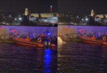 Haydarpaşa'da mendireğe çarparak batmak üzere olan teknedeki 10 kişi kurtarıldı