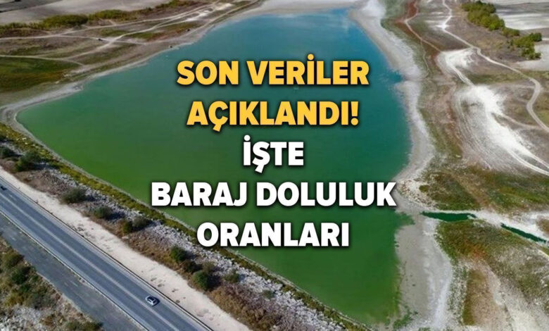 İstanbul baraj doluluk oranı son dakika: İşte 4 Haziran 2024 'İSKİ baraj doluluk oranları'