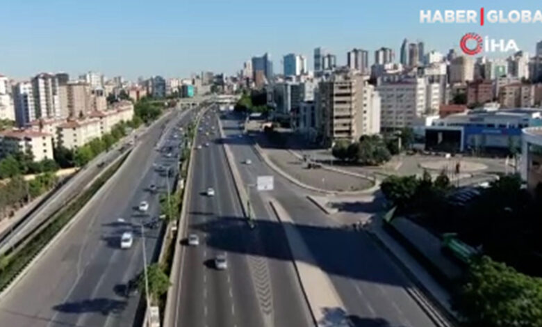 İstanbul'da bayramın 1. gününde yollar boş kaldı