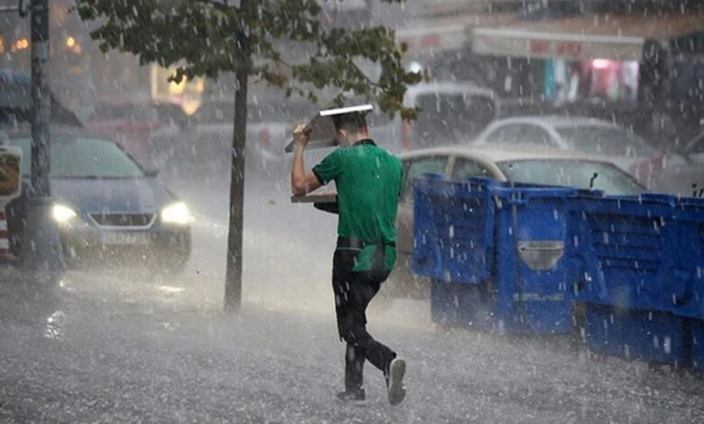 Meteorolojiden bölge bölge uyarı! O illeri tek tek saydı! Sağanak yağmur ve şiddetli rüzgar var