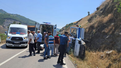 Samsun'da maliye aracı kaza yaptı: 1 can kaybı