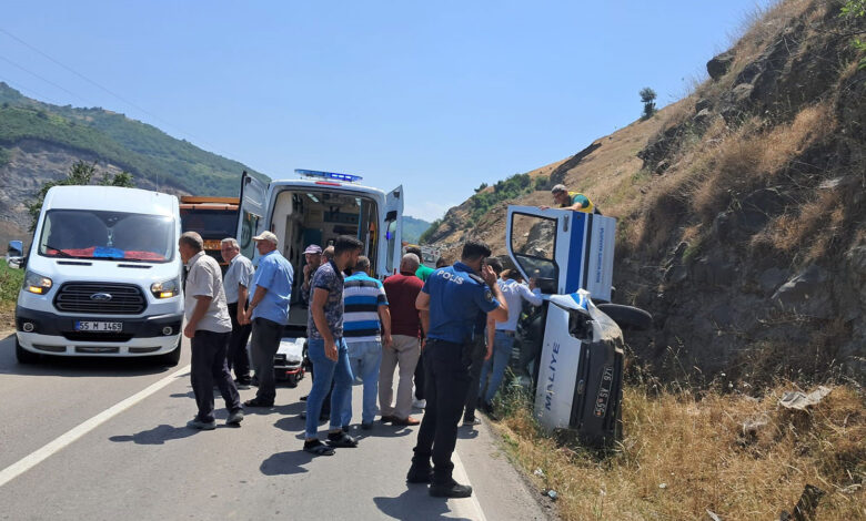 Samsun'da maliye aracı kaza yaptı: 1 can kaybı