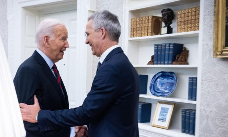 Stoltenberg, ABD Başkanı Joe Biden ile görüştü