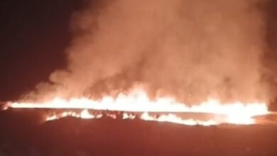 Tunceli'de korkutan yangın! 100 dönümlük alan zarar gördü 