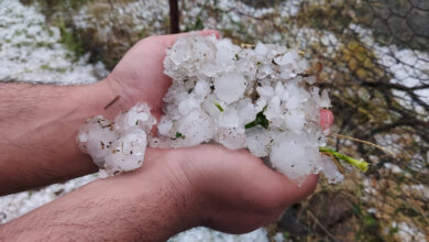 Amasya'yı sağanak ve dolu vurdu! Hasar böyle görüntülendi