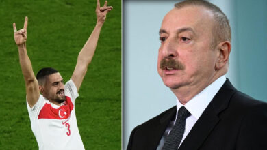 Azerbaycan Cumhurbaşkanı İlham Aliyev'den Merih Demiral'a destek