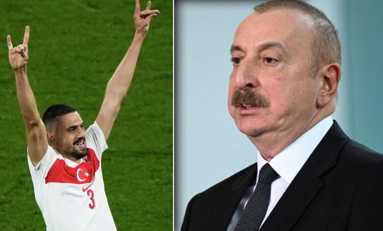 Azerbaycan Cumhurbaşkanı İlham Aliyev'den Merih Demiral'a destek