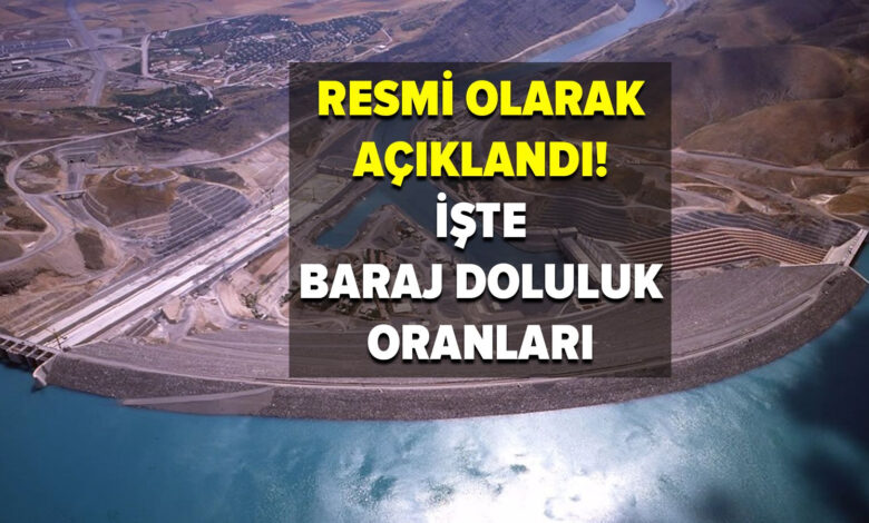 Baraj doluluk oranı açıkladı: İşte 24 Temmuz 2024 İstanbul 'İSKİ baraj doluluk oranları'