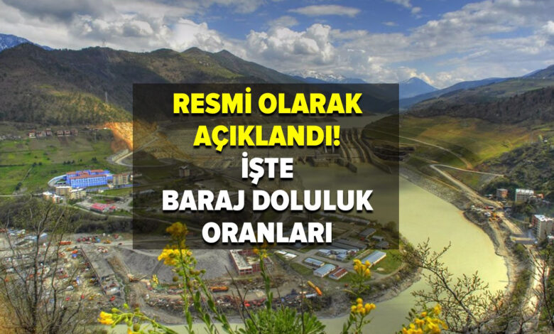 Baraj doluluk oranı açıkladı: İşte 31 Temmuz 2024 İstanbul 'İSKİ baraj doluluk oranları'