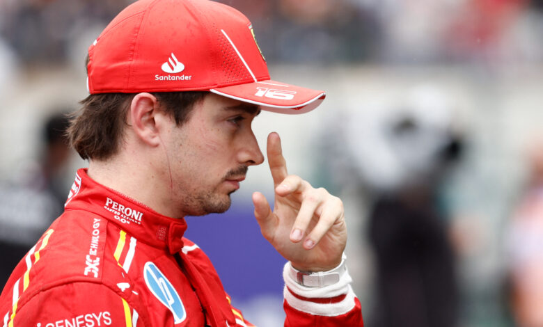 Belçika'da pole position Charles Leclerc'in