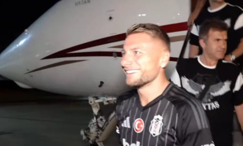 Beşiktaş'ın yeni yıldızı Ciro Immobile İstanbul'da