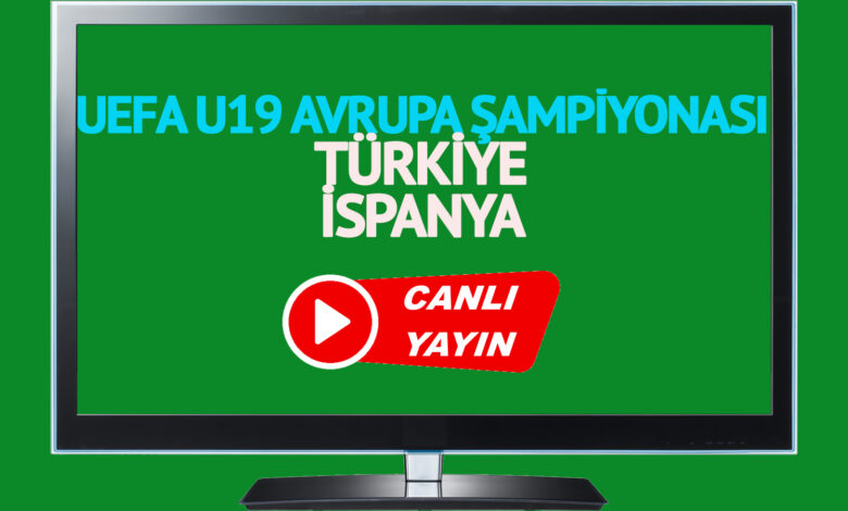 CANLI YAYIN | Türkiye İspanya Maçı