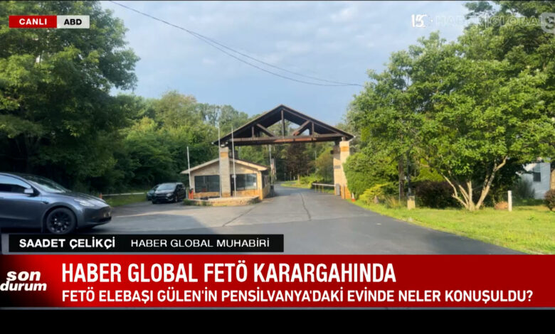 FETÖ karargahında neler yaşanıyor? ABD polisinden Haber Global yayınına müdahale