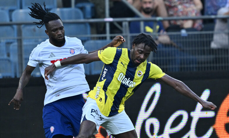 Fenerbahçe'den Hajduk Split karşısında tatsız prova