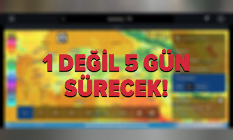 Herkese şimdiden geçmiş olsun. 1 değil 5 gün sürecek. Bunun adı kahverengi uyarısı