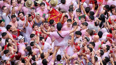 İspanya'nın ünlü festivali San Fermin başladı