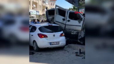 Isparta'da zincirleme kaza: 3 yaralı