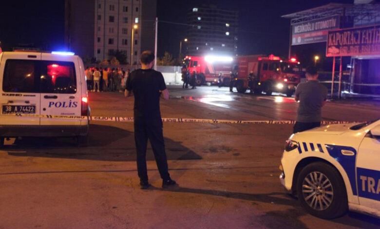 İşyerinin doğalgaz borusu patladı