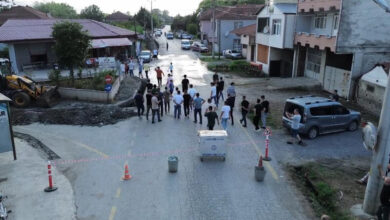 Köylülerden doğla gaz tepkisi! Yolu kapattılar