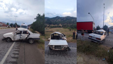 Otomobille tıra çarptı, hem ehliyetsiz hem de alkollü çıktı