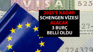 2025'e kadar Schengen vizesi alacak 3 burç