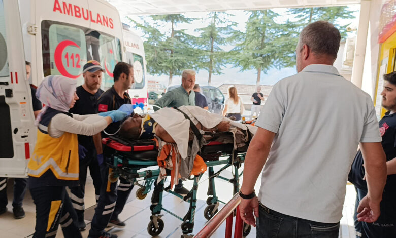 Amasya’da atık su arıtma tesisi inşaatında toprak kayması! Can kaybı var