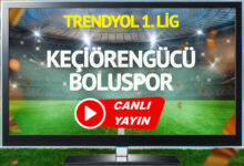 CANLI YAYIN | Keçiörengücü Boluspor Maçı