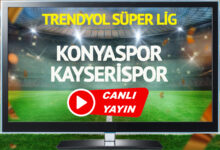 CANLI YAYIN | Konyaspor Kayserispor Maçı