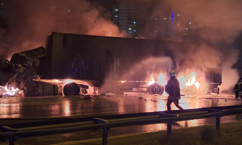 Mersin'de iki TIR çarpıştı: 1 ölü, 1 yaralı